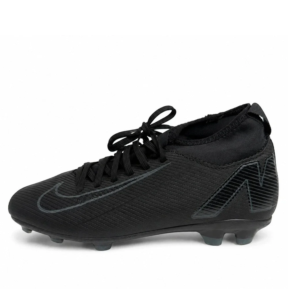 Nike 1.5Y Soccer Cleats Mercurial Black Superfly 10 Club FG Shadow Pack Sports
